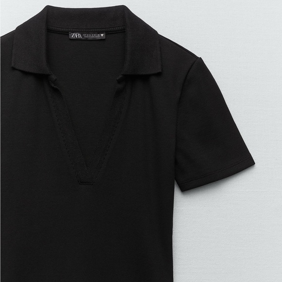 Zara ribbed polo mini dress - Picture 5 of 9